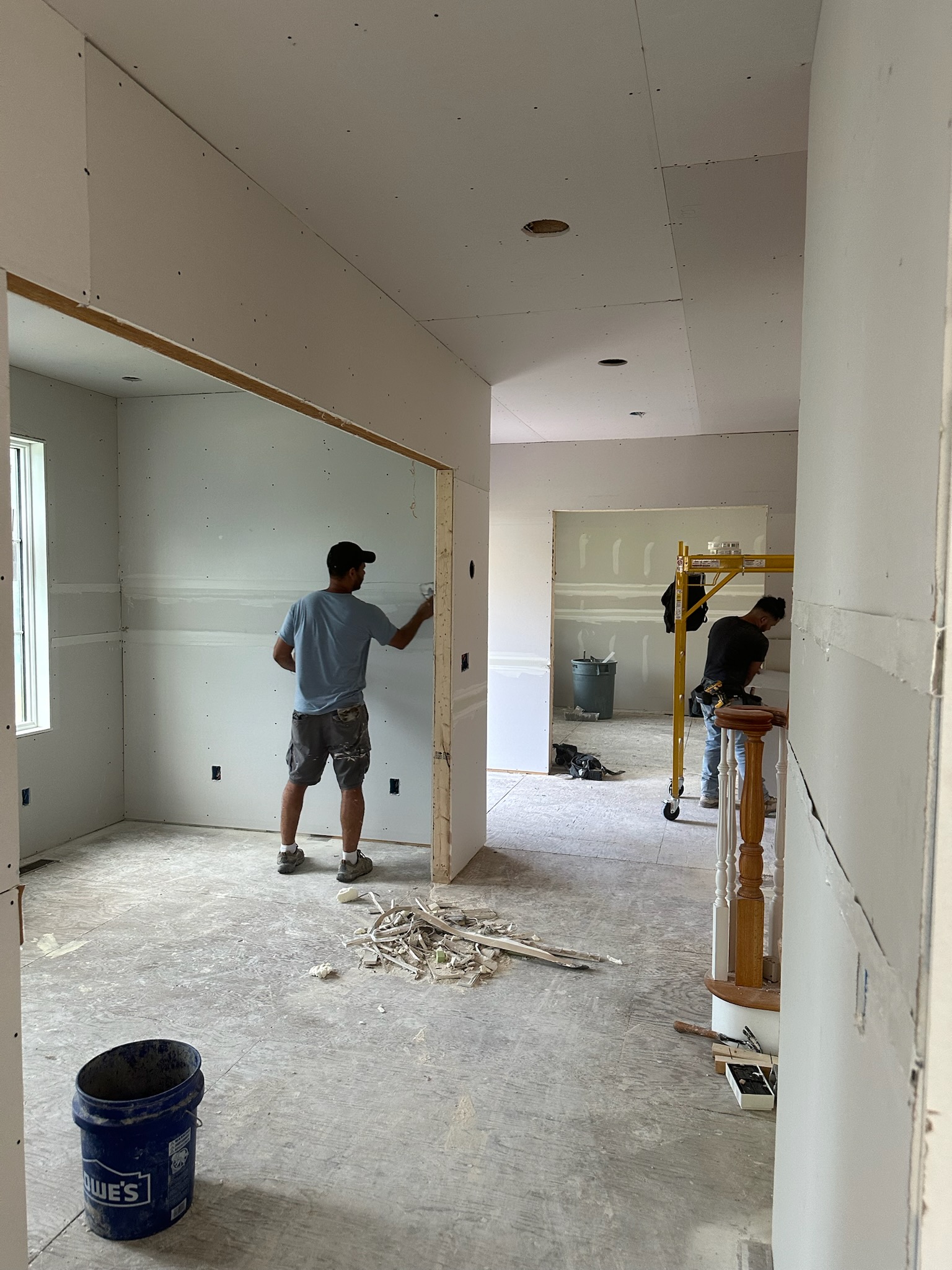 Drywall in Progress